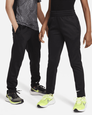 Подростковые  Nike Multi Big Kids' Therma-FIT Open-Hem Training Pants для тренировок