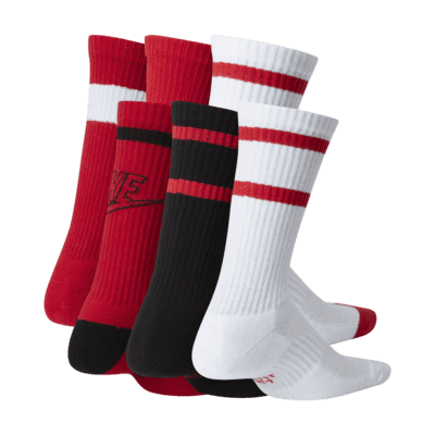 Calcetines largos con amortiguación para niños Nike Everyday (6 pares)