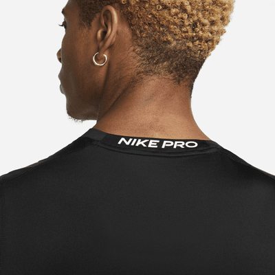 Nike Pro Part superior sense mànigues Dri-FIT cenyida de fitnes - Home