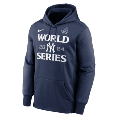 New York Yankees 2024 World Series Authentic Collection Men’s Nike Therma MLB Pullover Hoodie