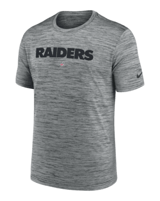 Nike Women's Dri-Fit Sideline Velocity (NFL Las Vegas Raiders) T-Shirt in Black, Size: Small | 00M600A8D-0BN