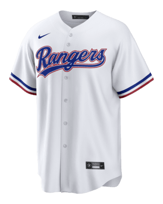 Nike Men's Texas Rangers deGrom Home Replica Jersey Large / White / Texas Rangers