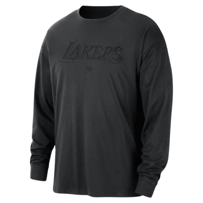 Los Angeles Lakers Courtside Premium Essential Men's Nike NBA Long-Sleeve T-Shirt