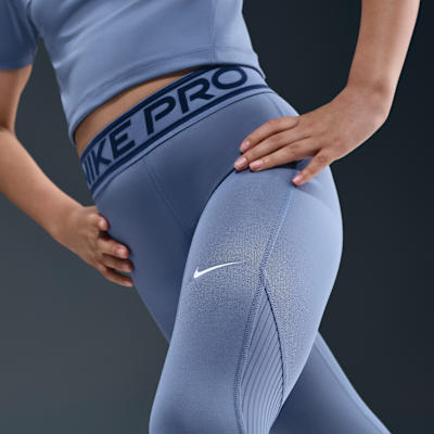 Nike Pro Girls' Mid-Rise Leggings