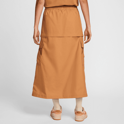 Nike Sportswear Essential Women's Mid-Rise Woven Cargo Midi Skirt