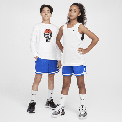 Shorts de básquetbol de 13 cm para niños talla grande Nike DNA