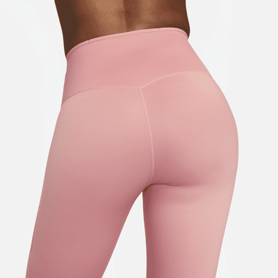 Leggings de tiro alto de 7/8 de sujeción firme con bolsillos para mujer Nike Go