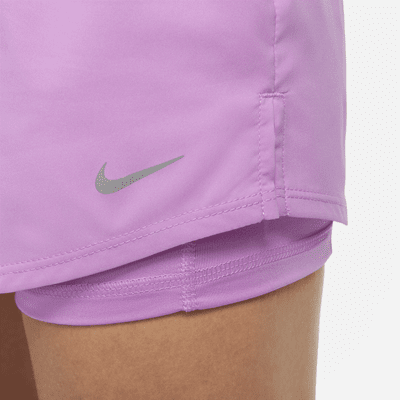 Nike Dri-FIT One Women's Mid-Rise 8cm (approx.) 2-in-1 Shorts