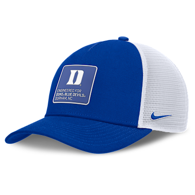 Gorra de rejilla universitaria Nike ajustable para hombre Duke On-Field Rise Engineered