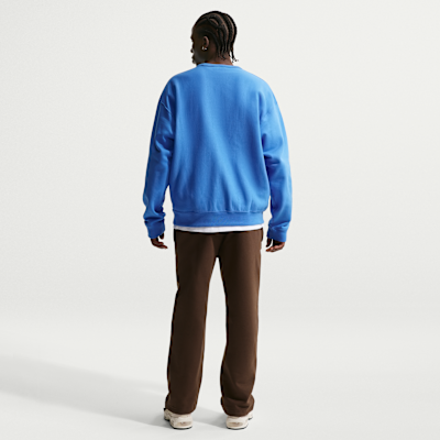 Nike Solo Swoosh fleecetrui met ronde hals voor heren