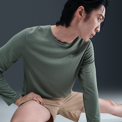 Nike Miler 男款 Dri-FIT UV 長袖跑步上衣