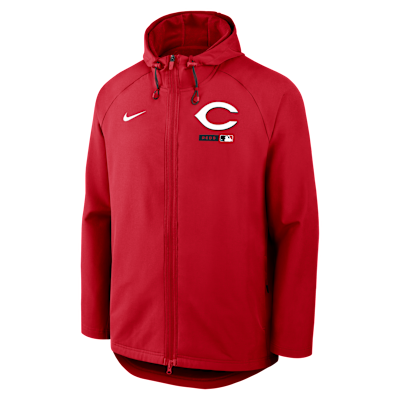 Cincinnati Reds Authentic Collection Men's Nike Therma-FIT MLB Full-Zip Hooded Jacket from Nike - $142