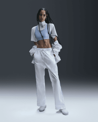 Женские  Nike Windrunner High-Waisted Woven Open-Hem Pants для бега