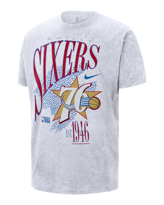 Мужская футболка Philadelphia 76ers Hardwood Classics Nike NBA