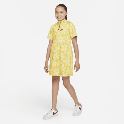 Nike Sportswear Big Kids' (Girls') Printed Short-Sleeve Dress