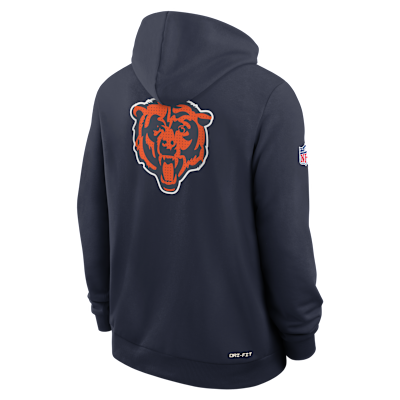 Chicago Bears Utility Player Sideline Men's Nike Dri-FIT NFL Full-Zip Hoodie