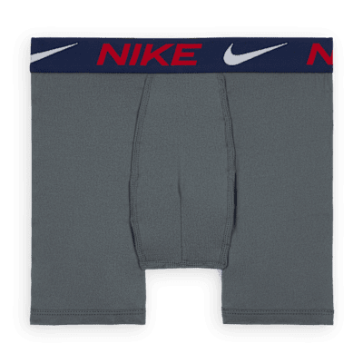 Nike Micro Print Boxer Briefs (3-Pack) Big Kids' Underwear