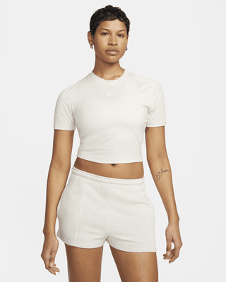 Женская футболка Nike Sportswear Essential Slim Cropped