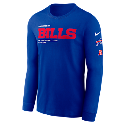 Buffalo Bills Play To Win Essential Men's Nike NFL Long-Sleeve T-Shirt