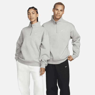 Nike Solo Swoosh overdel med glidelås i 1/4 lengde til herre