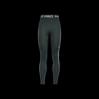 Nike Pro Women's Mid-Rise Mesh-Paneled Leggings