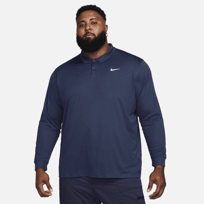 Nike Dri-FIT Victory Langarm-Golf-Poloshirt für Herren