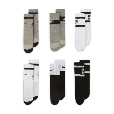 Nike Dri-FIT Little Kids' Retro Crew Socks (6 Pairs)