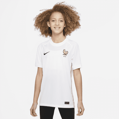 FFF 2022 Stadium Away Big Kids' Nike Dri-FIT Soccer Jersey