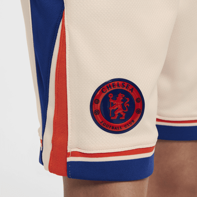 Chelsea FC 2024/25 Stadium (bortedrakt) Nike Dri-FIT Replica fotballshorts til store barn