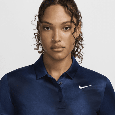 Polo da golf stampata a manica corta Dri-FIT Nike Victory – Donna