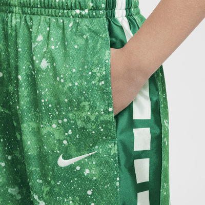 Shorts de básquetbol Dri-FIT para niño talla grande Nike Elite 23