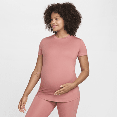 Playera de manga corta Dri-FIT con ajuste slim de maternidad para mujer Nike (M) One