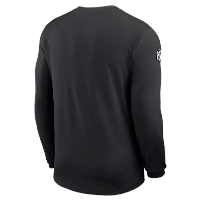 Playera de manga larga Nike Dri-FIT de la NFL para hombre New York Jets Sideline Coach