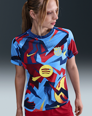 Женские  FC Barcelona Academy Pro Fourth Nike Dri-FIT Soccer Pre-Match Top