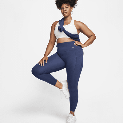 Leggings de 7/8 de tiro alto y sujeción media con bolsillos para mujer Nike Universa