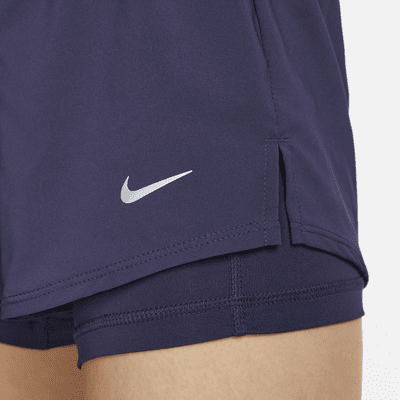 Nike Dri-FIT One Women's Mid-Rise 8cm (approx.) 2-in-1 Shorts