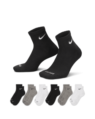 Unisex носки Nike Everyday Plus Cushioned Training Ankle Socks (6 Pairs) для тренировок