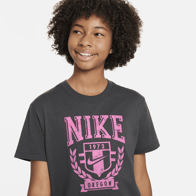 Playera para niña talla grande Nike Sportswear