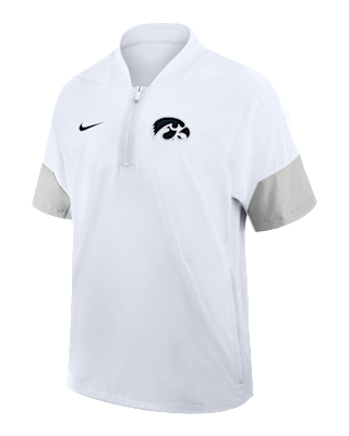 Мужская куртка Iowa Sideline Coach Nike College 1/2-Zip Short-Sleeve