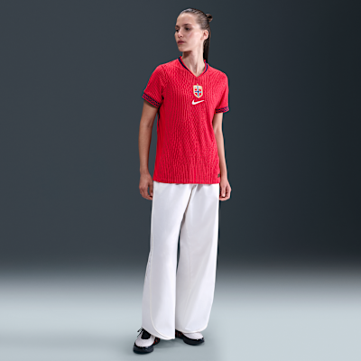 Norway 2025 Match Home (Women's Team) Women's Nike Dri-FIT ADV Football Authentic Shirt