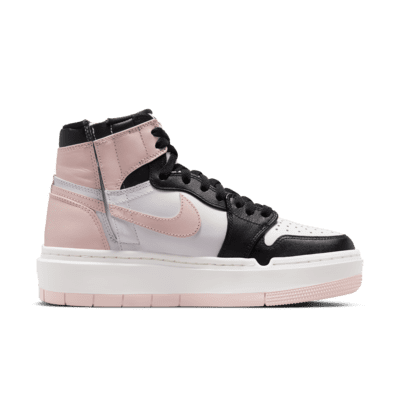 pink high top nike jordans
