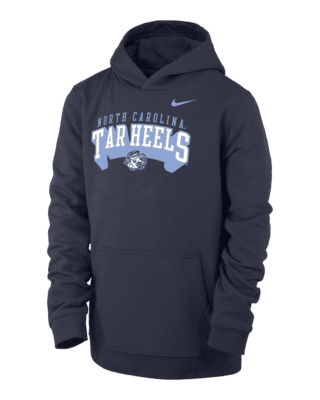 Подростковое худи UNC Club Fleece Big Kids' (Boys') Nike College Pullover Hoodie