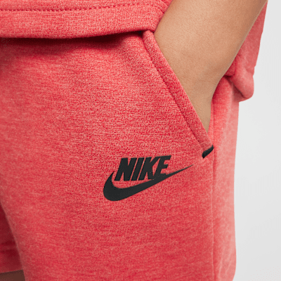 Nike Tech Fleece Toddler Tee and Shorts Set