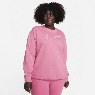 Nike Dri-FIT Get Fit Women's Graphic Crewneck Sweatshirt (Plus Size)