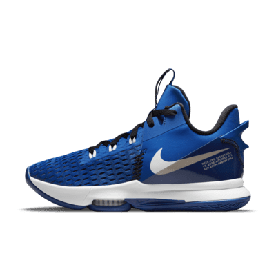 Blue store nike lebrons