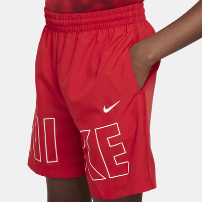 Shorts de entrenamiento de tejido Woven para niño talla grande Nike Multi