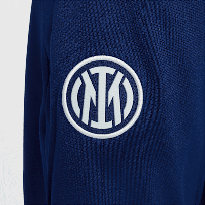 Inter Mailand Strike Fußball-Trainingsanzug aus Strickmaterial (ältere Kinder)