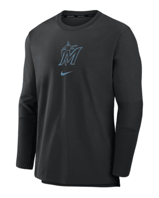 Мужская куртка Miami Marlins Authentic Collection Player Nike Dri-FIT MLB Pullover