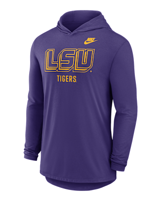 Мужская футболка LSU Legacy Nike Dri-FIT College Long-Sleeve Hooded