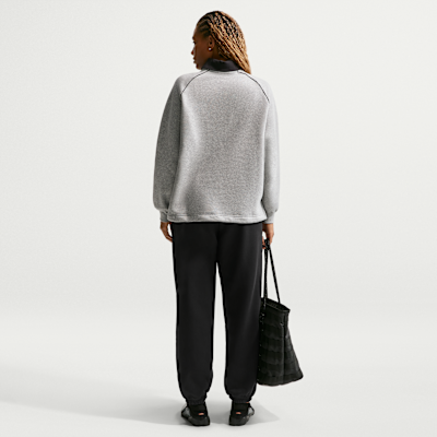 Pants con gráfico de tiro alto oversized para mujer Nike Sportswear Phoenix Fleece